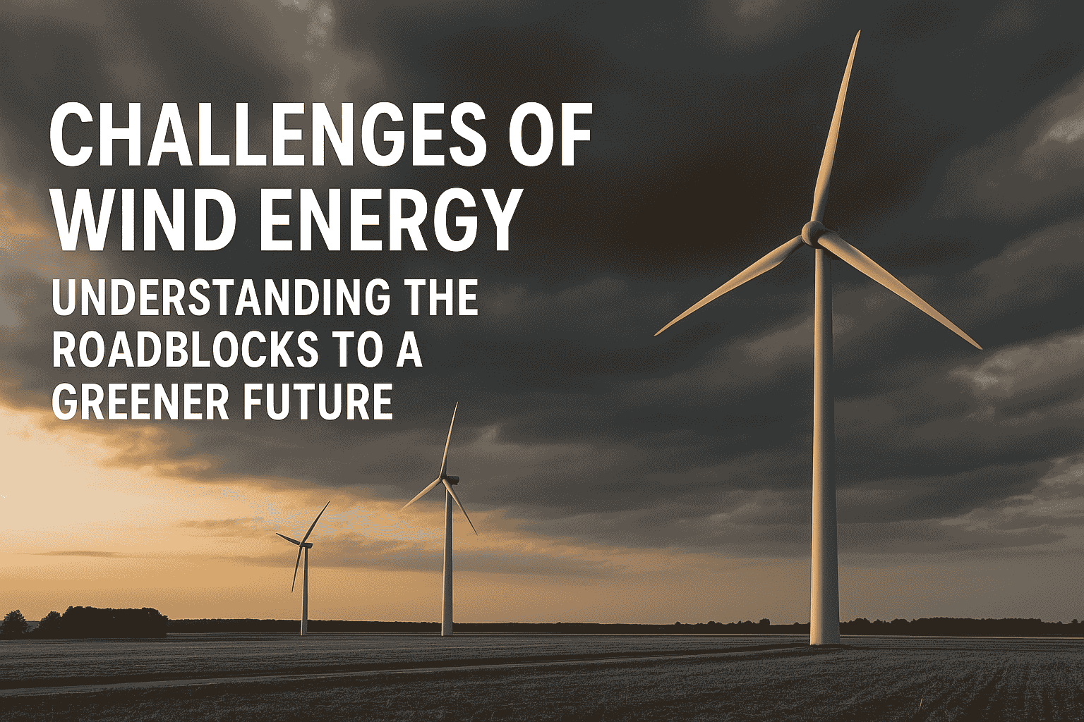 Challenges of Wind Energy: Understanding the Roadblocks to a Greener Future