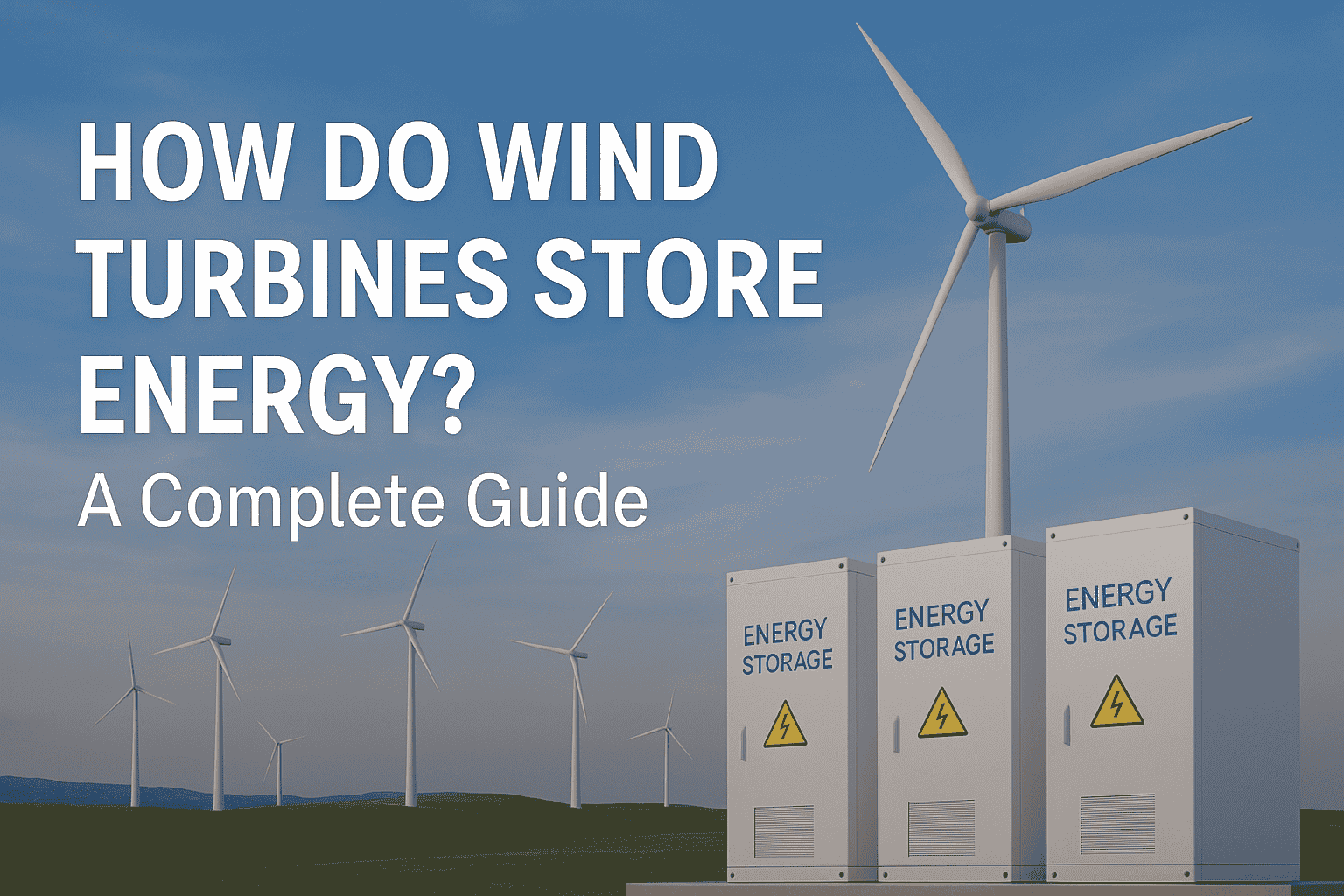 How Do Wind Turbines Store Energy? A Complete Guide