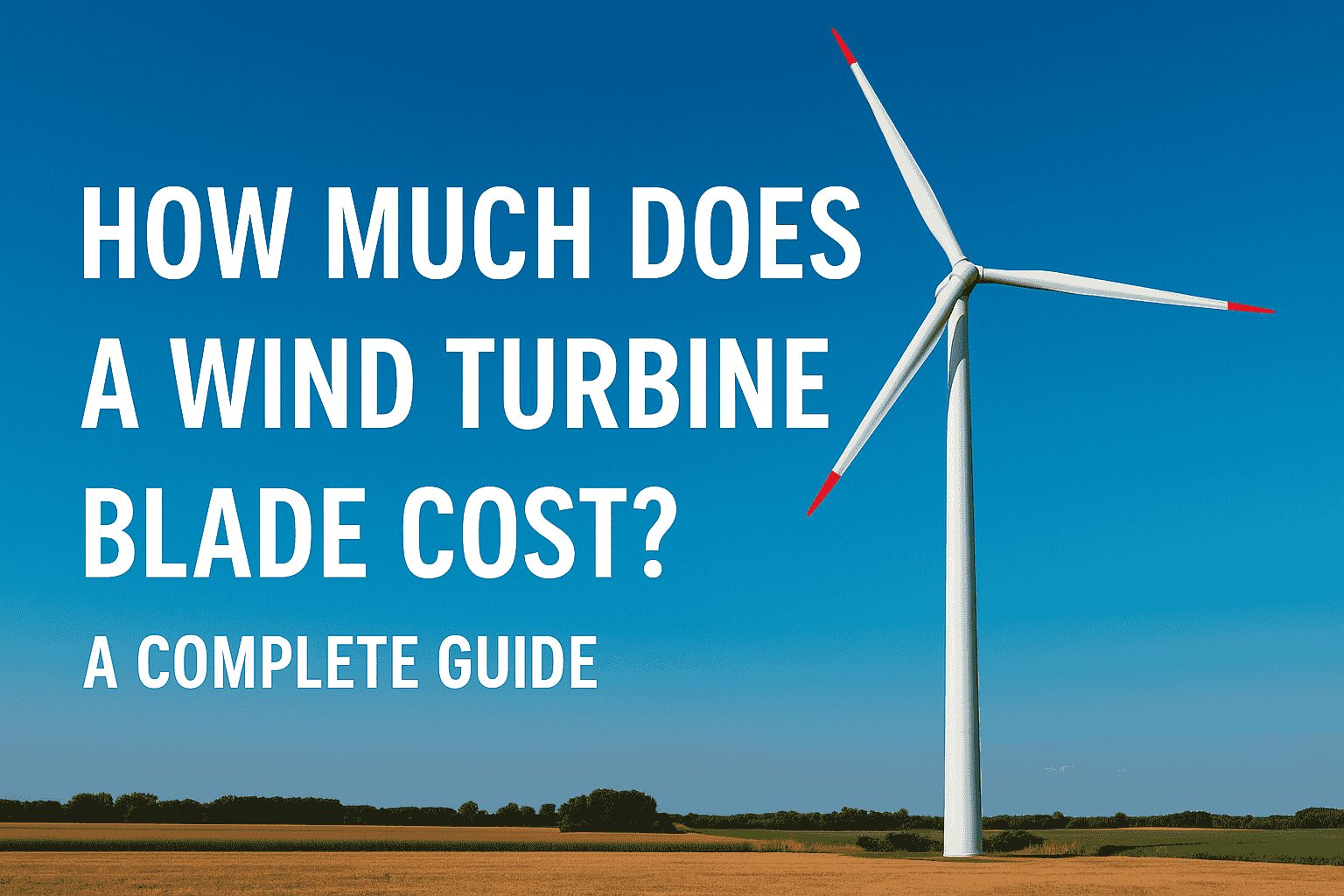 How Much Does a Wind Turbine Blade Cost? A Complete Guide